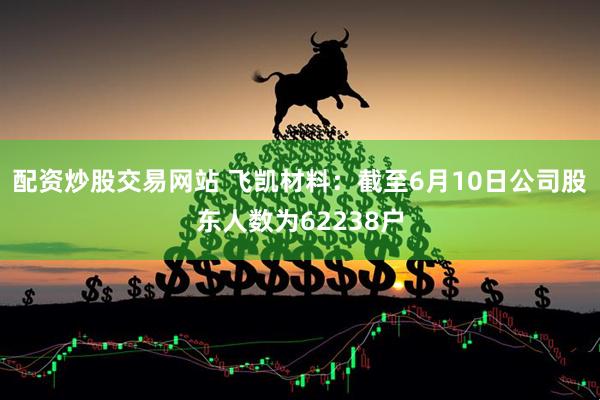 配资炒股交易网站 飞凯材料：截至6月10日公司股东人数为62238户