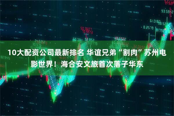 10大配资公司最新排名 华谊兄弟“割肉”苏州电影世界！海合安文旅首次落子华东